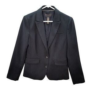 Banana Republic black Pinstripe Blazer